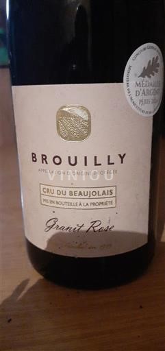 Beaujolais Brouilly Granit Rose 2023