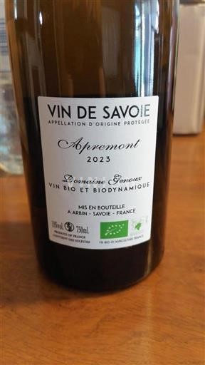Savoie och Bugey Apremont Domaine Genoux Apremont 2023
