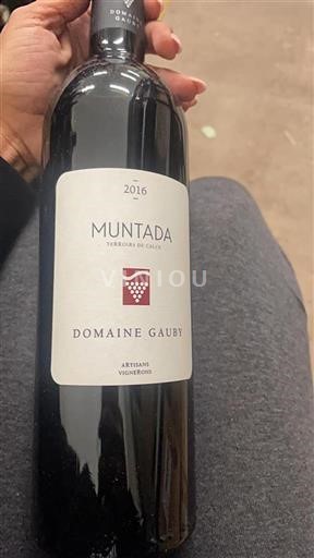 Roussillon Côtes du Roussillon Villages Domaine Gauby Muntada 2016
