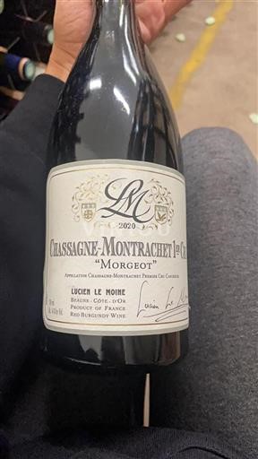 Burgundy Chassagne-Montrachet Premier Cru Lucien Le Moine Morgeot 2020