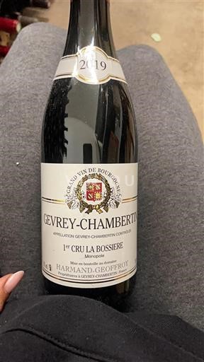 Burgund Gevrey-Chambertin Premier Cru Harmand-Geoffroy 1er Cru La Bossière 2019