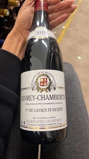 Burgund Gevrey-Chambertin Premier Cru Harmand-Geoffroy Lavaux St-Jacques 2019