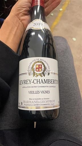 Borgoña Gevrey-Chambertin Harmand-Geoffroy Vieilles Vignes 2019
