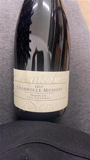 Burgundi Chambolle-Musigny Premier Cru Amiot Servelle Les Charmes 2017