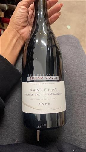 Burgundi Santenay Premier Cru Bruno Colin Les Gravières 2020