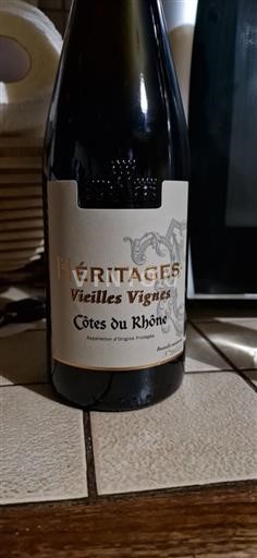 Thung lũng Rhône Côtes-du-rhône Héritages Vieilles Vignes 2024