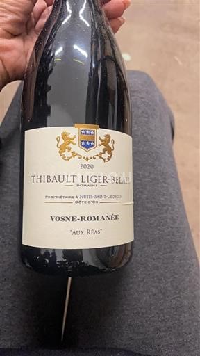 Burgundy Vosne-Romanée Thibault Liger-Belair Aux Réas 2020