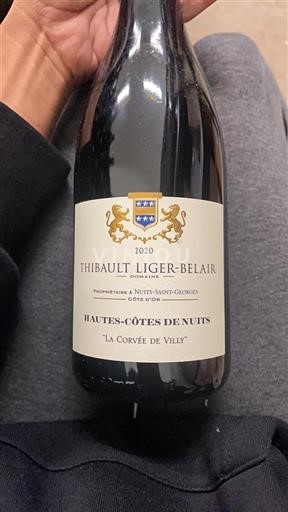 Burgundy Hautes Côtes de Nuits Thibault Liger-Belair La Corvée de Villy 2020