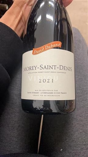 Burgundy Morey-Saint-Denis David Duband 2021