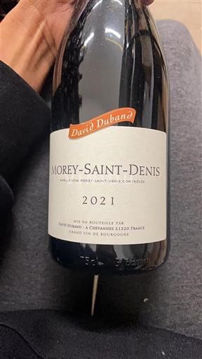 Bourgogne Morey-saint-denis David Duband 2021