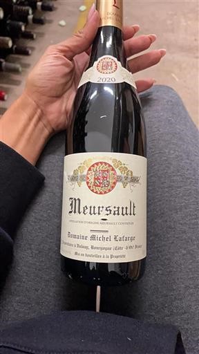 Vin Blanc sec Domaine Michel Lafarge 2020 France Bourgogne Meursault AOC