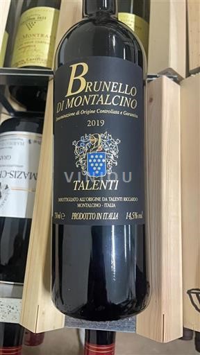 Tuscan Wines Brunello di Montalcino Talenti 2019