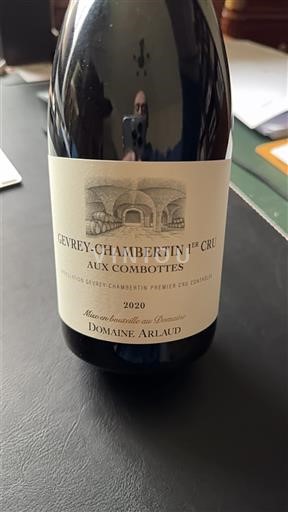 Bourgogne Gevrey-chambertin Premier Cru Domaine Arlaud Aux Combottes 2020