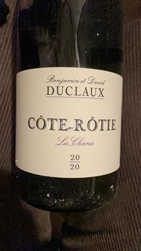Rhône Valley Côte-Rôtie Duclaux La Chana 2020