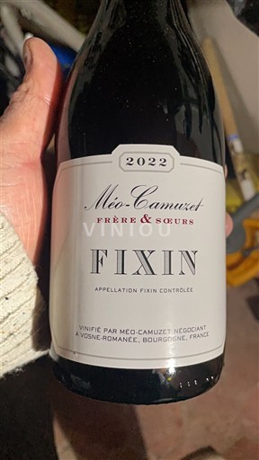 Burgund Fixin Méo-Camuzet Frère & Sœurs 2022