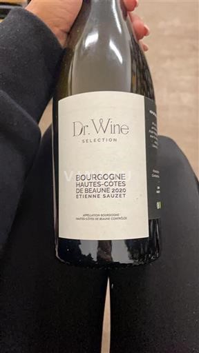 Vin Rouge sec Etienne Sauzet 2020 France Bourgogne Hautes Côtes de beaune AOC bio