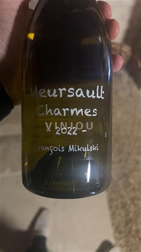 Bourgogne Meursault Premier Cru François Mikulski Charmes 2022