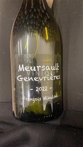 Bourgogne Meursault Premier Cru François Mikulski 2022