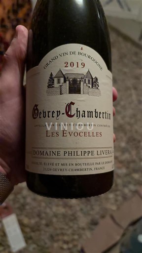 Burgundija Gevrey-chambertin Domaine Philippe Livera Les Évocelles 2019