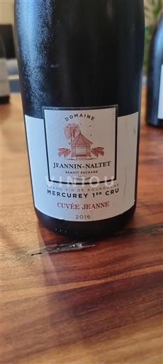 Bourgogne Premier Cru Jeannin-Naltet Jeanne 2016