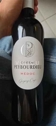 Verërat Rouge sec Château Peybourdieu 2022 Francë Bordoja Médoc AOC