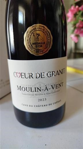 Beaujolais Moulin-à-vent Château Cave du de Chénas Coeur de Granit 2023