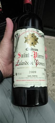Bordeaux Lalande-de-pomerol Château Saint-Pierre 2009