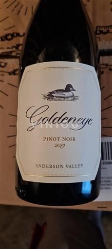 Kalifornialaiset AVA:t Anderson Valley Goldeneye 2019
