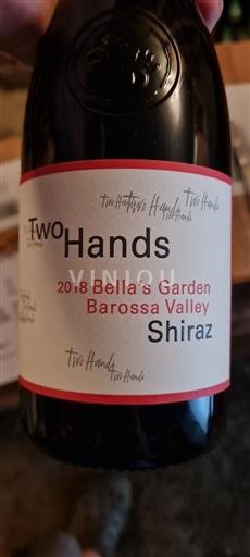 Nam Úc Thung lũng Barossa Two Hands Bella's Garden 2018