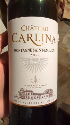 Bordeaux Montagne-saint-émilion Château Carlina 2020