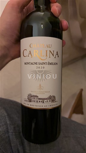 Bordeaux Montagne-Saint-Émilion Château Carlina 2020