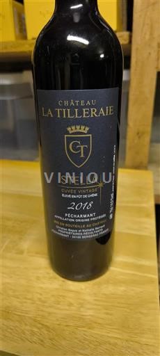 Tây Nam Pécharmant Château La TilleraiE Stella 2018