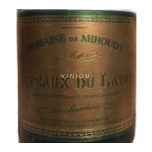 Loiredalen Coteaux-du-Layon Domaine Miloudhy 2001