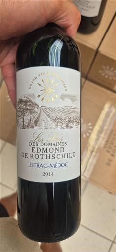 Bordeaux Listrac-Médoc Domaine Les Grands Vins des s Edmond de Rothschild Les Laons 2014