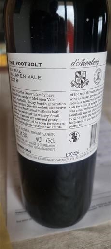 Australia Meridional McLaren Vale Arenberg The Footbolt 2018