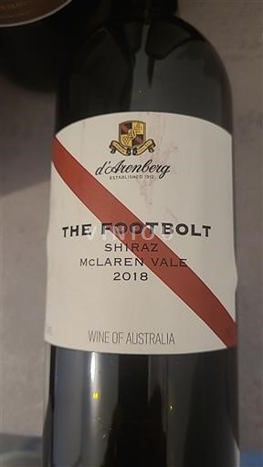 Australie-Méridionale McLaren Vale Arenberg The Footbolt 2018