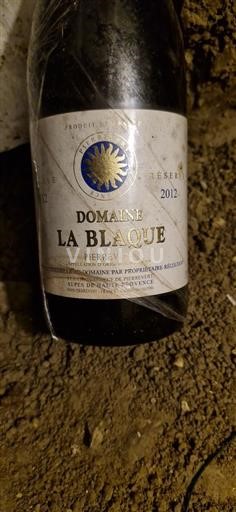 Rhônetal Pierrevert Domaine La Blaque Réserve 2012