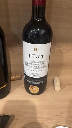 Bordeaux Bordeaux Supérieur Château Hyot Réserve 2020