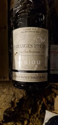 Borgoña No especificado Premier Cru Domaine Maurice Charleux & Fils Les Clos Roussots 2015