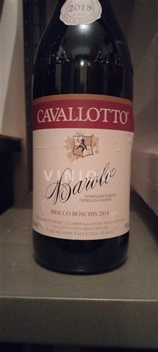 Piemonte Barolo Cavallotto Bricco Boschis 2018