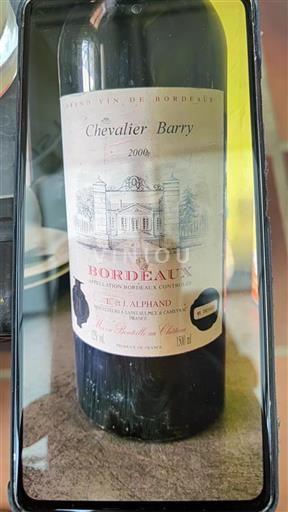 Bordeaux Chevalier Barry 2000