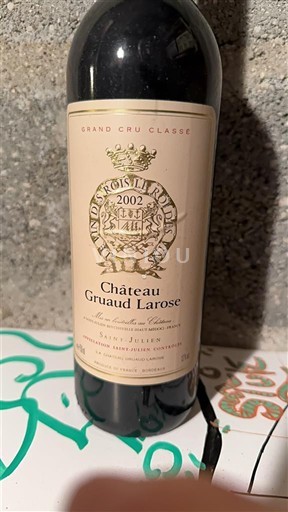 Bordéus Saint-Julien Grand Cru Château Gruaud Larose 2002