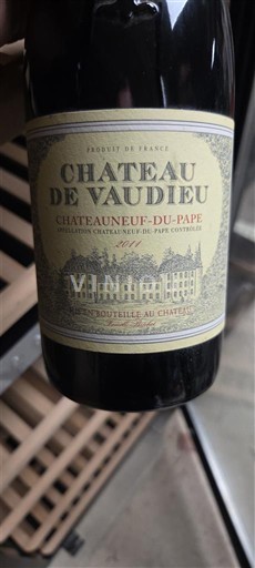 Thung lũng Rhône Châteauneuf-du-pape Château Vaudieu 2011