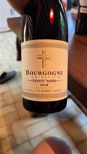 Borgoña Domaine Camu Frères Pinot Noir 2018