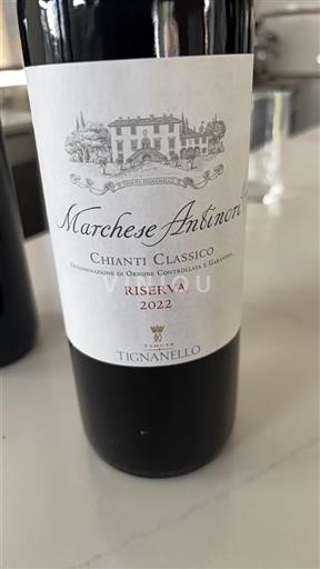 Toscana Chianti Classico Tenuta Tignanello Riserva Marchese Antinori 2022