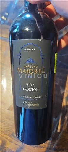 Sydväst Fronton Château Majorel Négrette 2020