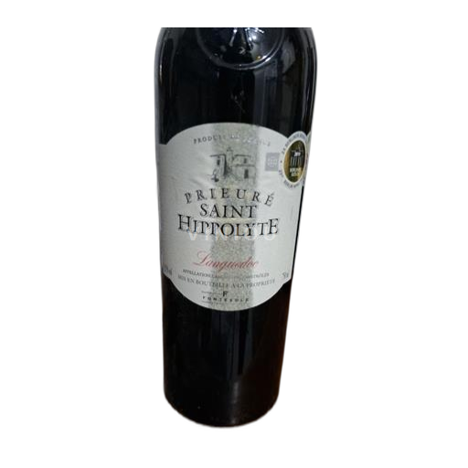 Vin Rouge sec Prieuré Saint-Hippolyte 2019 France Languedoc AOC