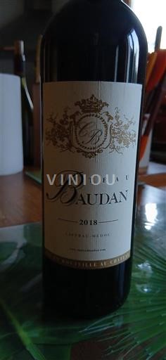 Bordeaux Listrac-Médoc Château Baudan 2018