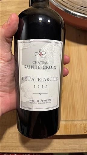 Provansa Côtes-de-Provence Château Sainte-Croix Le Patriarche 2022