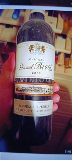 Burdeos Bordeaux superior Château Gromel Bel Air 2005